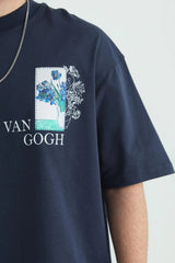 BLUE FLOWERS - NAVY