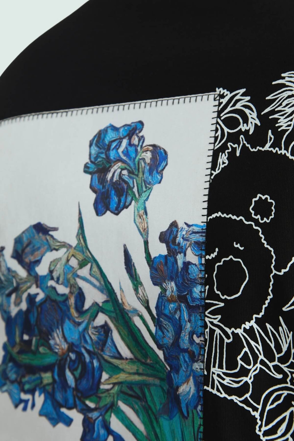 BLUE FLOWERS - NOIR
