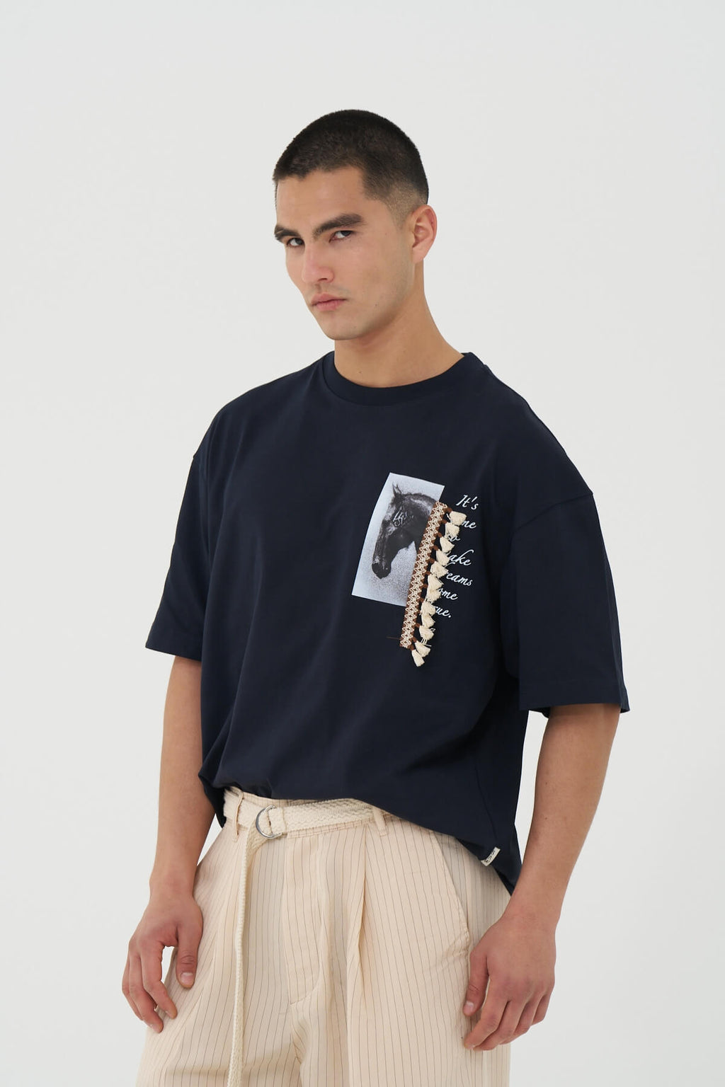 THE HORSE - NAVY