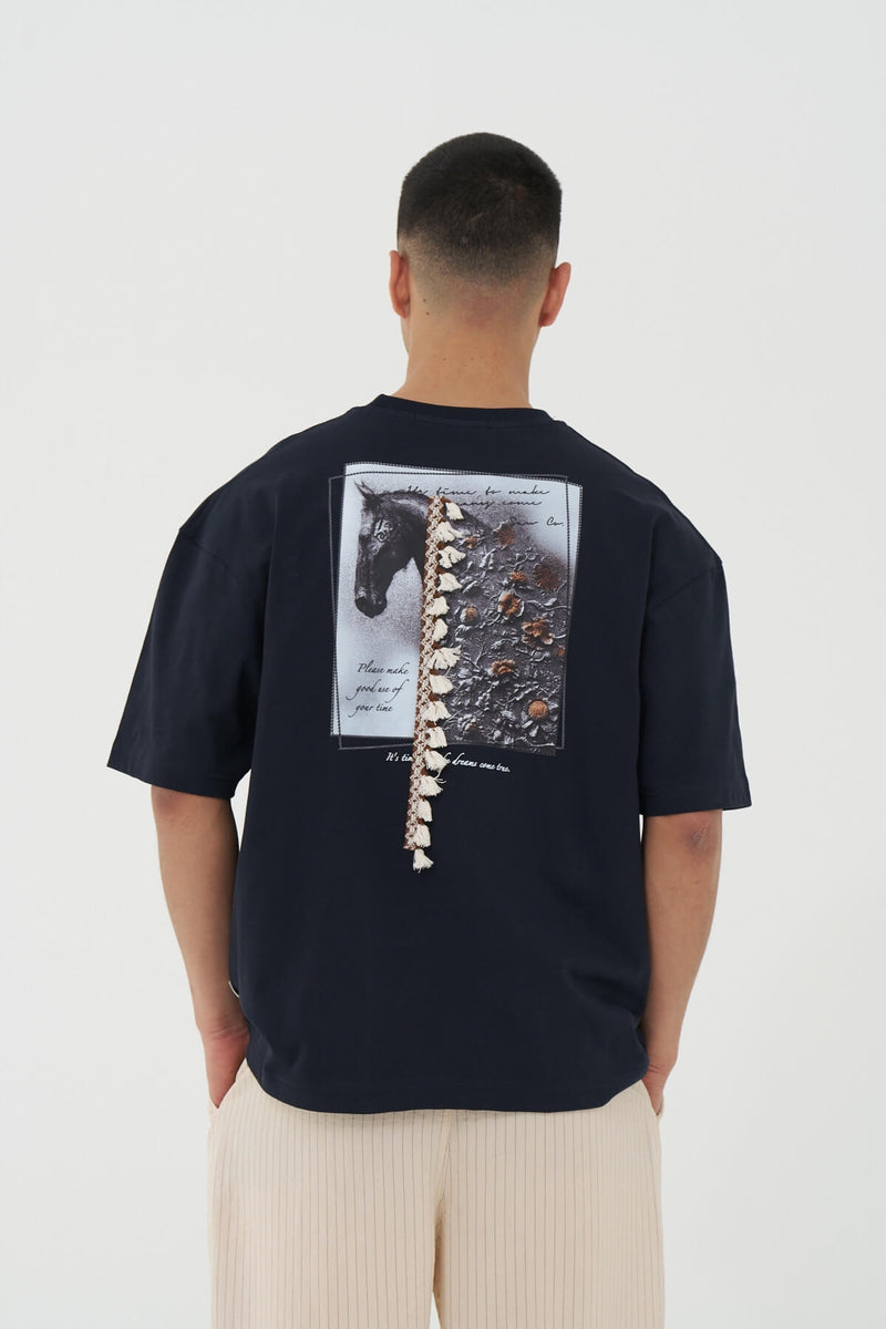 THE HORSE - NAVY