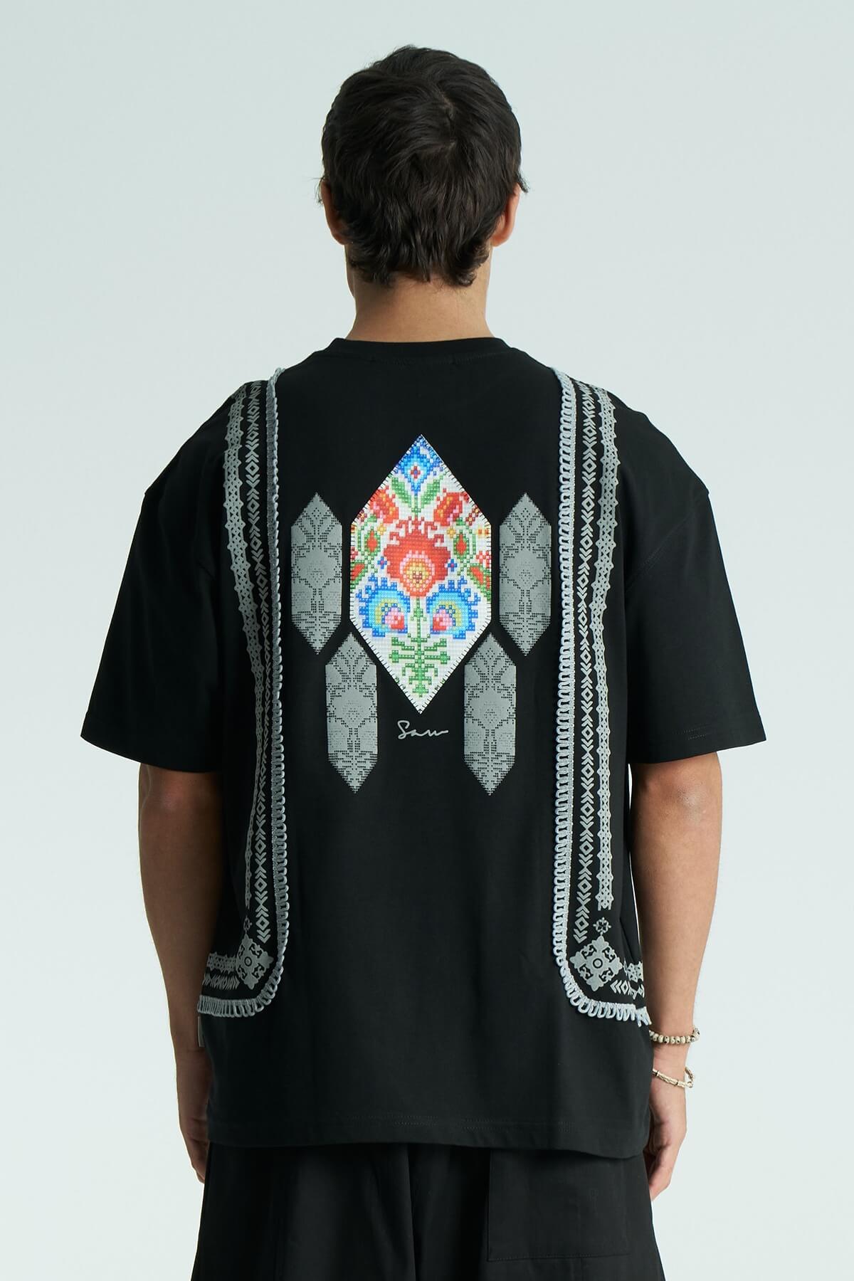 WOVEN BLOOM - NOIR
