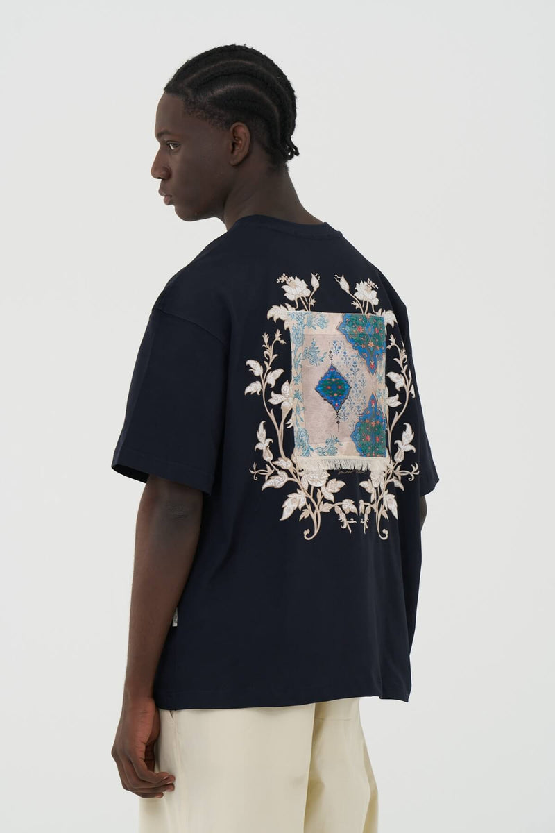 WOVEN GARDEN - NAVY