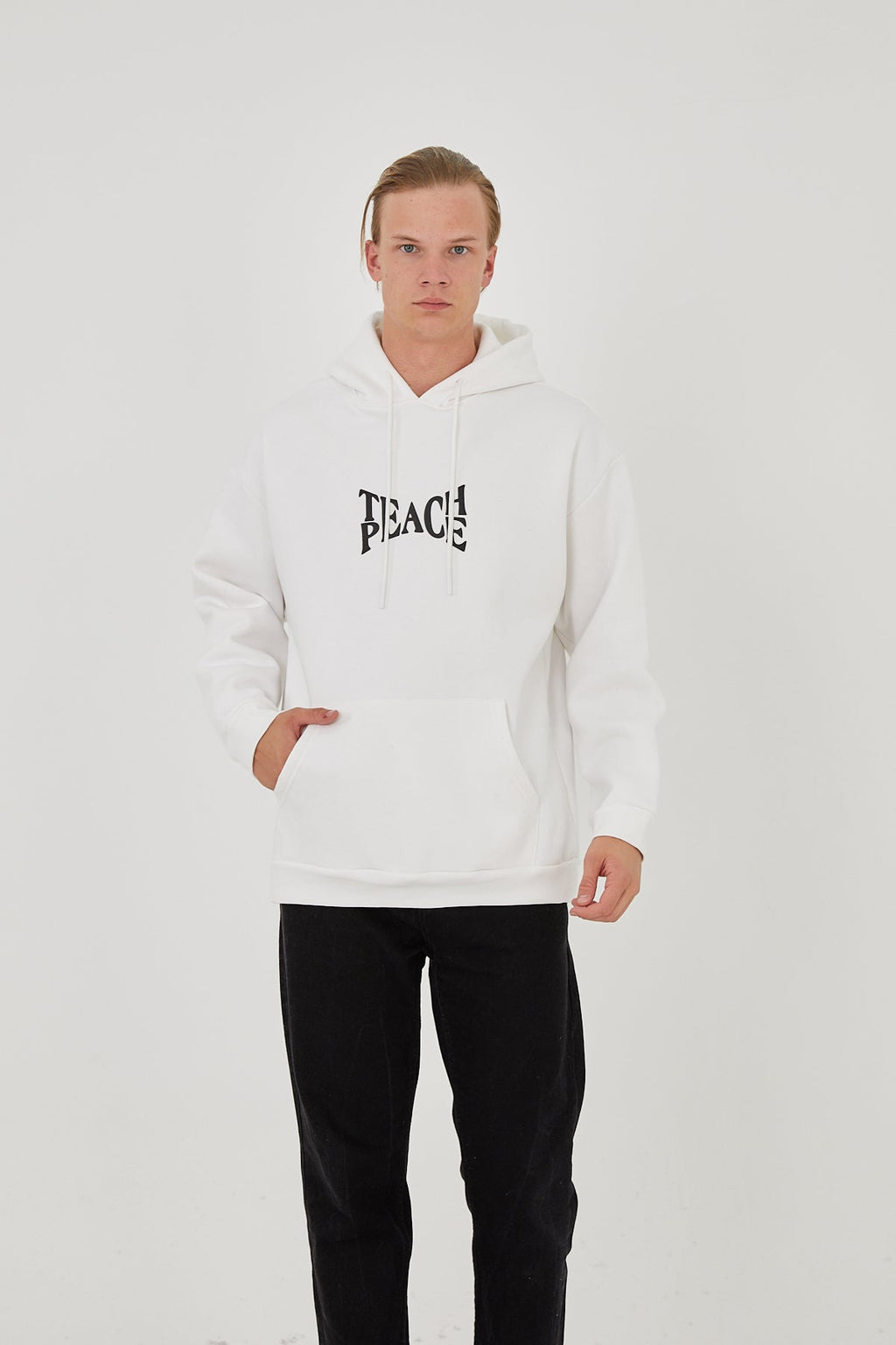 TEACH PEACE - ECRU