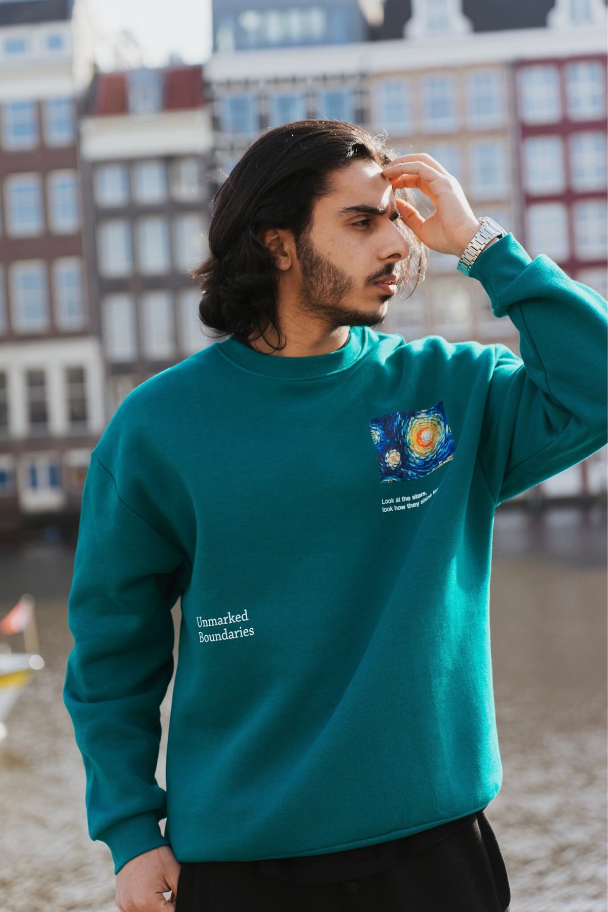 UNMARKED BOUNDERIES- PETROL GREEN